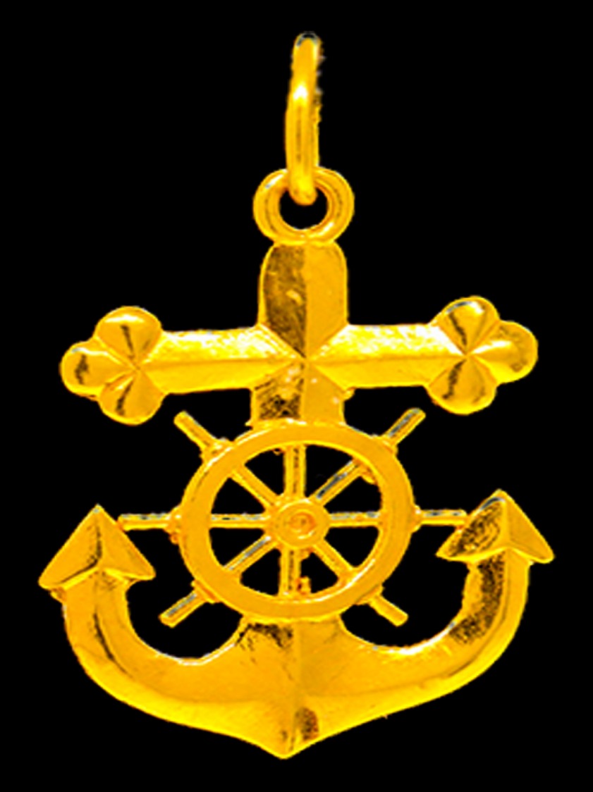 22K Gold Christian Pendant - SW12248